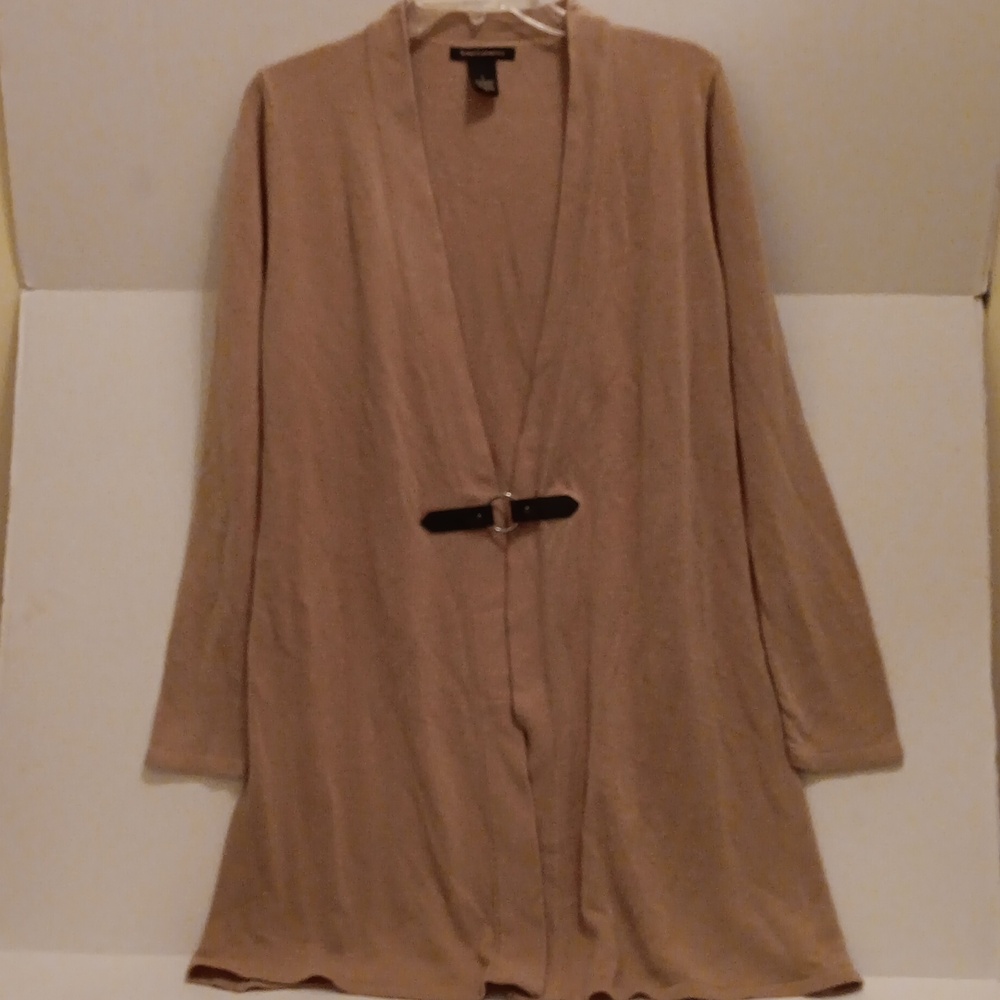 SUSAN  LAWRENCE BEIGE CARDIGAN DETAIL ON FRONT